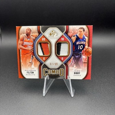 2009-10 Sp Game Used Tag Team Duels Patch Raymond Felton Mike Bibby /99