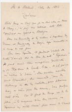 Edmond Haraucourt Signed Letter 1929 / Autographed French Poet & Novelist