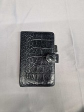 Filofax classic croc personal compact Italian calf leather (used)