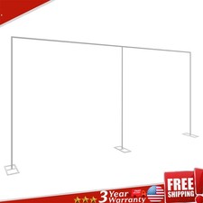 10x20ft Backdrop Stand Wedding Party Backdrop Stand Pipe Kit Curtain Frame NEW