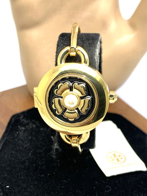Tory Burch Women's Watch TBW6018SET Mother of Pearl Dial Quartz Bangle Gold