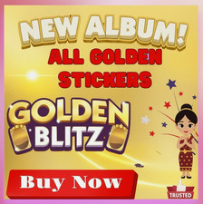 MOGO Stickers 1  - 6   GOLD Stickers  for Monopoly Go CHEAPEST  SUPER FAST  24/7