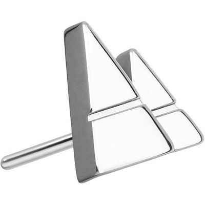 PIERCINGLINE Piercing Push Fit PIN Aufsätze Titan Aufsatz mit Push Pin 2