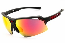 New Rudy Project SP743838 0000 Charcoal/Red Mirror 69-11-131 Sunglasses