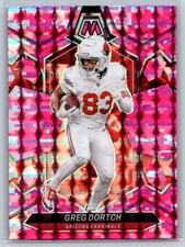 2024 Panini Mosaic #4 Greg Dortch Mosaic Camo Pink