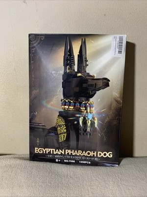 Egyptian Pharaoh Dog Building Blocks Sets Anubis Model Building Kits 1208PCS