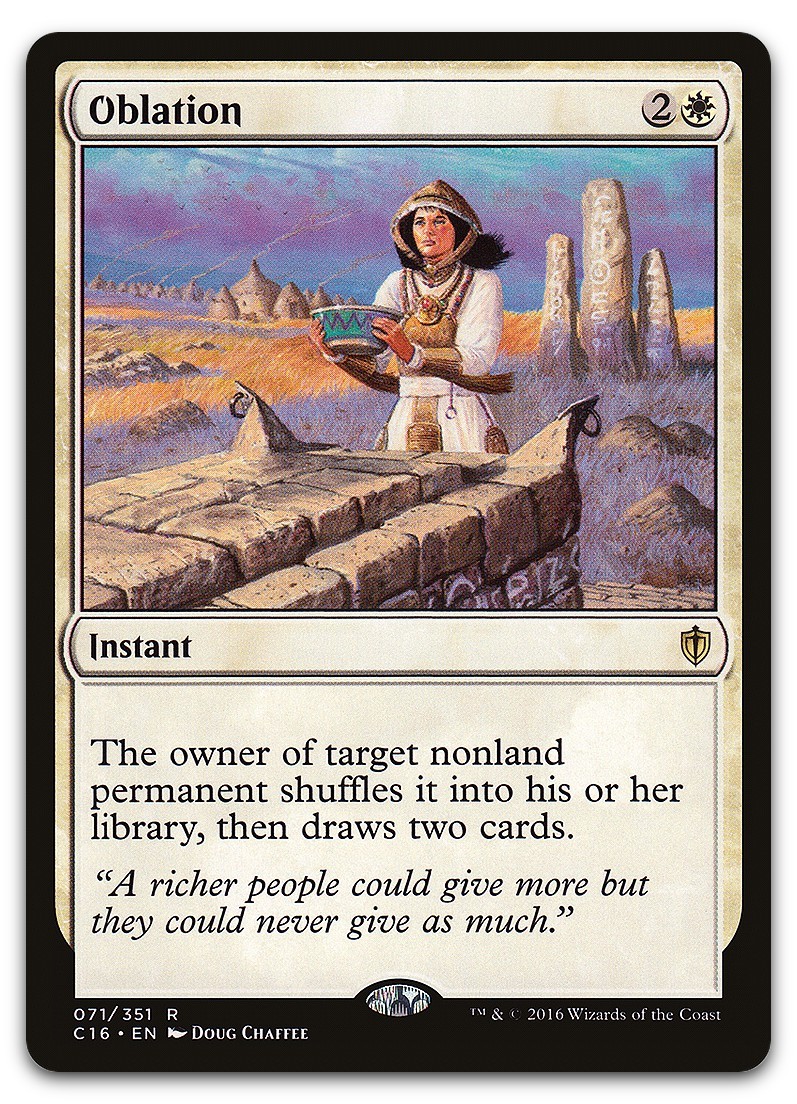Oblation #71 (NM) Commander 2016 C16 Magic MTG