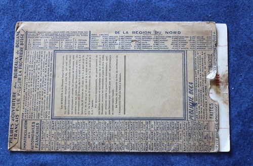 AUTOMOBILE CLUB NORD / CARTE BOCAMETRIQUE REGION NORD / ABAQUE - Picture 2 of 2