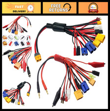 10-in-1 RC Lipo Battery Multi Charger Adapter Lead Cable Octopus XT60H Plug Ca