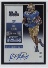 2016 Contenders Draft Picks College Bowl Ticket 40/99 Paul Perkins Auto 00ht