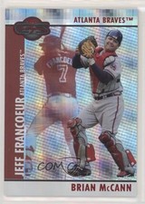 2008 Topps Co-Signers Hyper Plaid Red /100 Brian McCann Jeff Francoeur #069 1t6