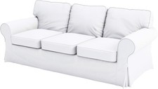 Heavy Cotton Ektorp Sofa 3 Seat Cover Replacement is Made Compatible for IKEA...