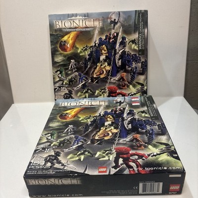 LEGO BIONICLE: Visorak Battle Ram (8757) X 2 Listing includes 2 Sets Box Damage