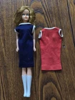Vintage 1960s American Character TRESSY DOLL blonde RED & BLUE DRESS boots READ!