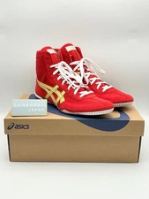 ASICS EX-EO Wrestling Boxing Shoes  1083A001  TWR900 New model Red & Gold & Gold