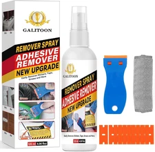 Adhesive Remover, Surface-Safe Glue Remover with Plastic Scraper, Sticker Remove
