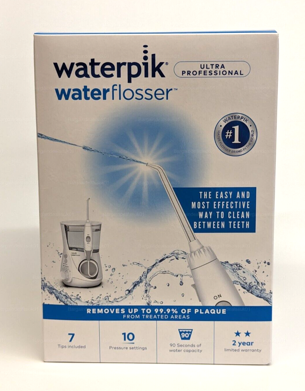 Waterpik WP-660 Ultra Professional Water Flosser Dental Oral Irrigator 7 Tips