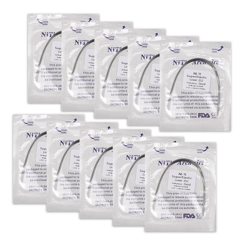 Dental Orthodontic Niti Super Elastic Arch Wires Ovoid/Natural/Square Round Form - Bild 13 von 27
