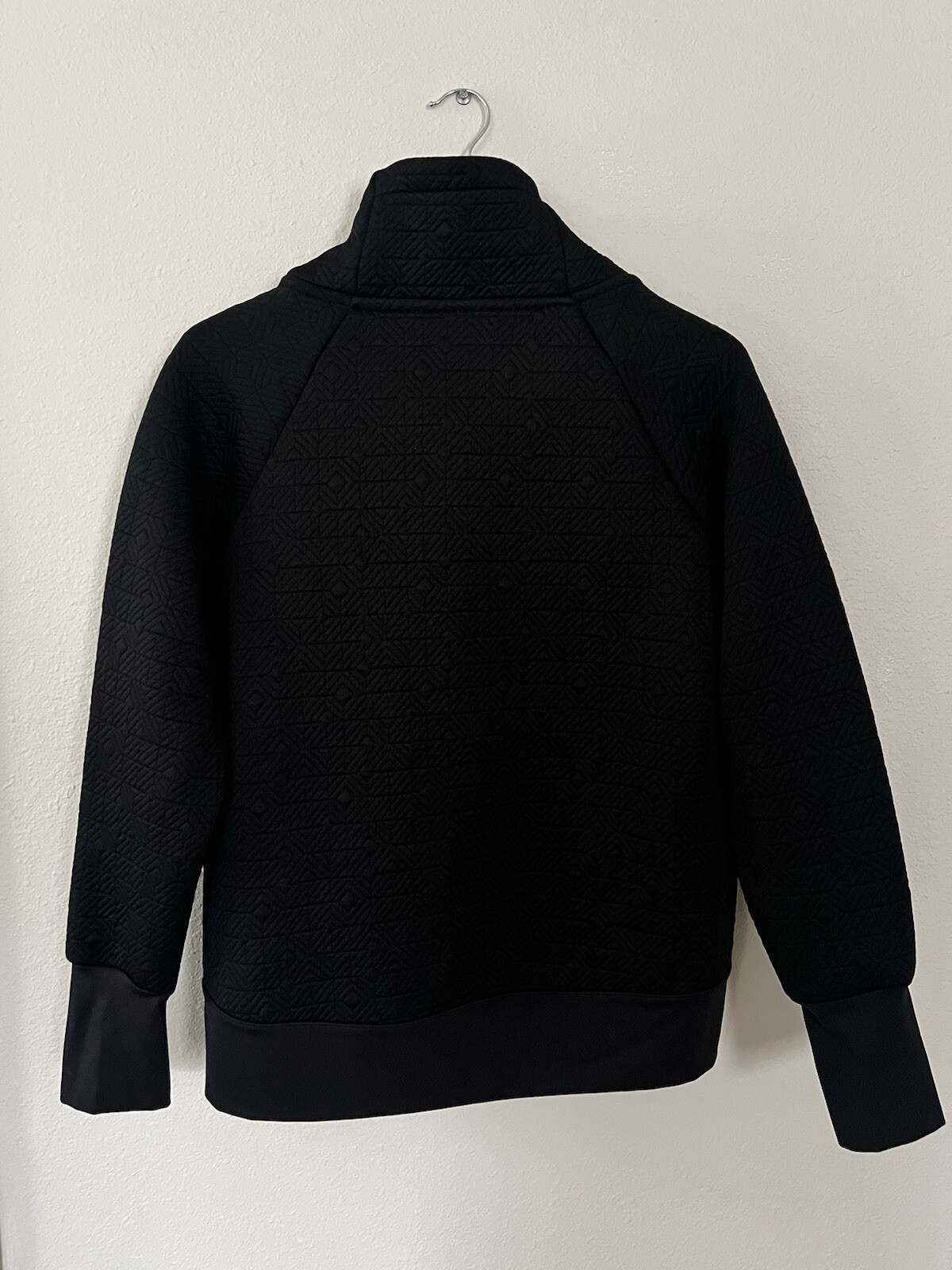 Athleta Jacquard Elevation Black Pullover High Ne… - image 9