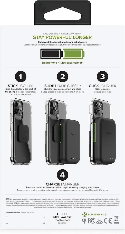 LOT OF 25 -Mophie Juice Pack Connect 5000mAh Portable Battery***CLOSEOUT DEAL*** - Image 4 of 4