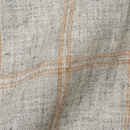 SARTORIA PARTENOPEA Gray Plaid Linen-Cotton Jacket US 34 NEW EU 44 Current Model - Picture 3 of 8