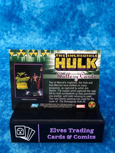 The Incredible Hulk SINGLE Non-Sport Trading card by Topps 2003 MARVEL - Picture 136 of 148