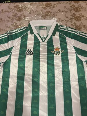 New Official Kappa real betis 1995/1996 Home Retro soccer jersey