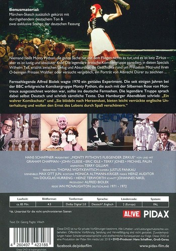 IAN MCNAUGHTON - MONTY PYTHON'S FLIEGENDER ZIRKUS DVD NEU - Imagen 2 de 2
