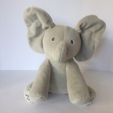 Gund 12" Animated Flappy The Elephant Stuffed Animal Baby Plush Toy - Gray