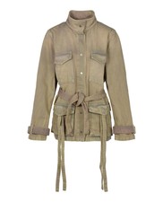 Off-white Womens Dyed Denim Cargo Field Jacket