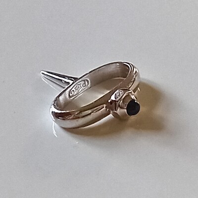Cartier 18ct white gold complications watch button pusher