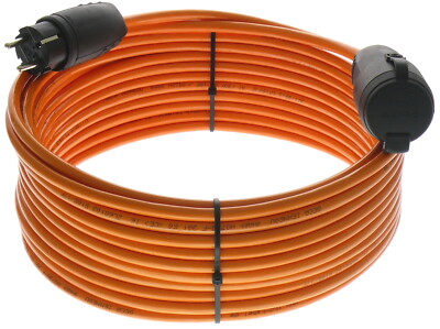 Verlängerungskabel 15 M, 3G1,5 Mm², Orange – Robuste Verlängerung Für Garten, Werkstatt & Baustelle
