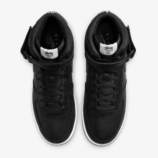 Nike X Stussy Air Force 1 '07 Mid SP Shoes 'Black' (DJ7840-001) | eBay