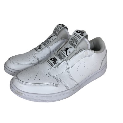 Womenâs White Nike Air Jordan 1 Retro Low Slip On Sneakers AV3918-100 Size 9 | eBay