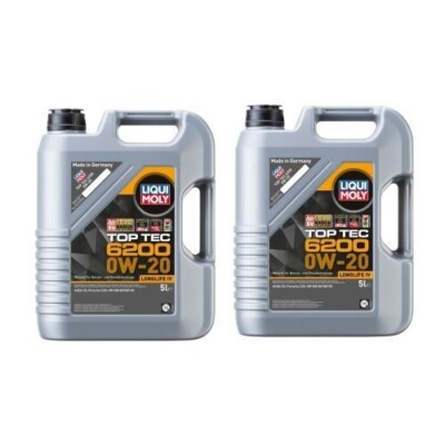 LIQUI MOLY Top Tec 6200 Motoröl 0W-20 10-Liter VW 508 00 / 509 00 / C20 - 20781