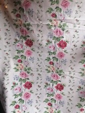 Laura Ashley Clarissa vintage new fabric roses 7.4 yards