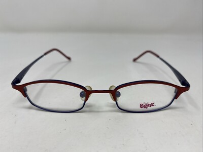 BRATZ 2204M RD-BLU 39-18-130 Red/Blue Metal Full Rim Eyeglasses Frame FS17