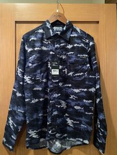 Men  s Salt Life SLX Performance UPF30 Brushed Stretch Flannel Shirt NWT Size S