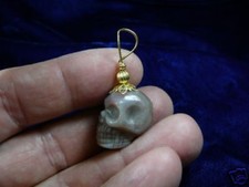 #HH-115-5 HUMAN SKULL Ocean Jasper PENDANT jewelry gemstone GEM