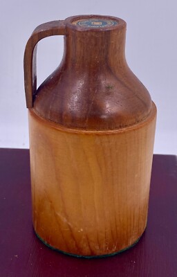 The American Ferment Co - Buffalo - Wooden Jug with Cork and Label - 5'' tall
