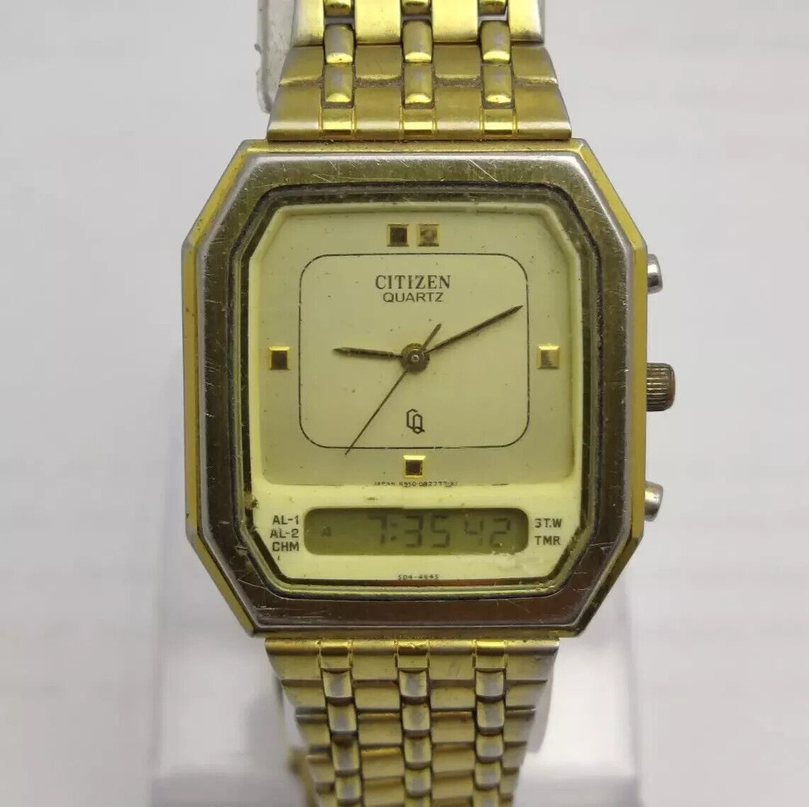 Vintage Citizen Quartz CQ Japan 8950 Ana-Digi Quartz Vintage Citizen Quartz CQ Japan 8950 Ana-Digi Quartz