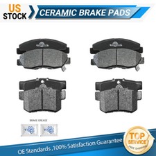 Front Rear Ceramic Brake Pads For 2006 2007 2008 2009 2010 2011 Honda Civic