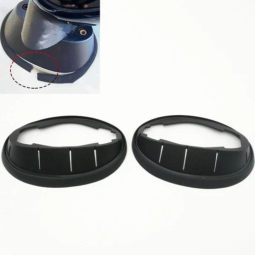 Pair Rearview Mirror Base Gasket Rubber Seal Pad For MINI Cooper Clubman R55 R56