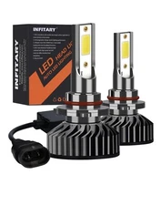 INFITARY 9005 HB3 LED Headlight Bulbs Conversion Kit High Low Beam 10000lm 6500K