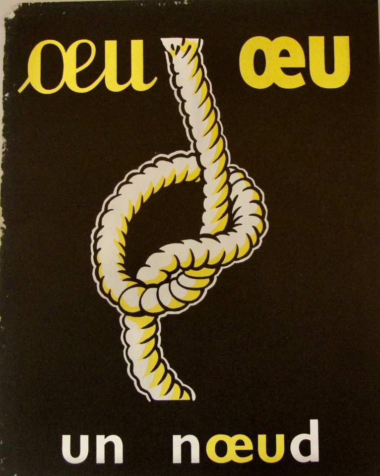 affichette scolaire Poucet Rossignol méthode lecture Charlot Géron un noeud - Photo 1/1