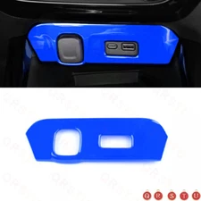 For Chevrolet Trax 23-25 Bright Blue Central Cigarette Lighter Storage Box Trim