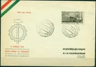 V6464 ITALY 1949 REPUBLIC UNC Fiera di Milano on letter 1st day from Milan