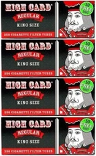 High Card King Size Cigarette Tubes - 200 + 50 Free, Red (Pack of 250)