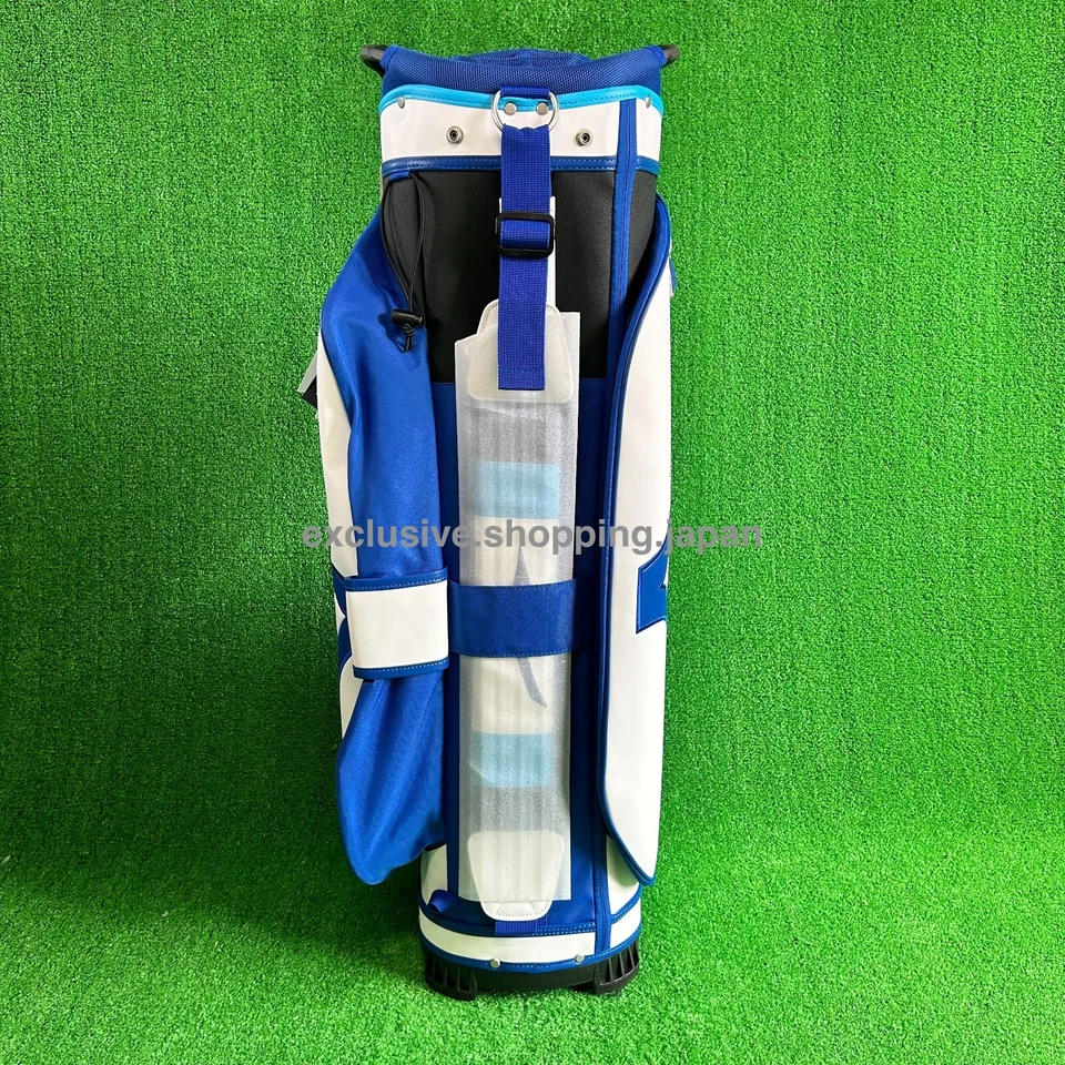 Mizuno Golf Tour Cart Bag 11 x 47in 5-way 3.8kg Men's Unisex Divider White/Blue - Image 4 of 4