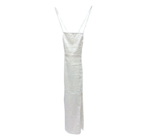 Abito Blogger Fav Zara Stretch Tech Midi misto lino taglia L - Foto 17 di 17